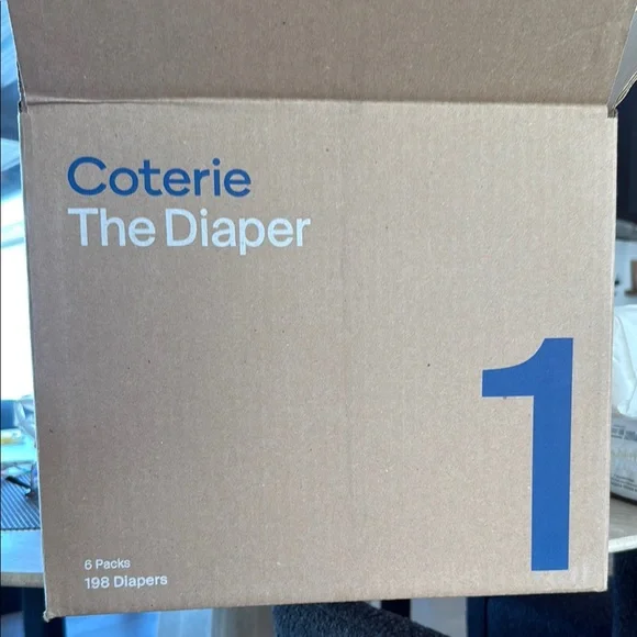 Diapers Coterie size 1 (box with 198) - Picture 4 of 4